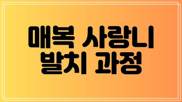 매복 사랑니 발치 과정